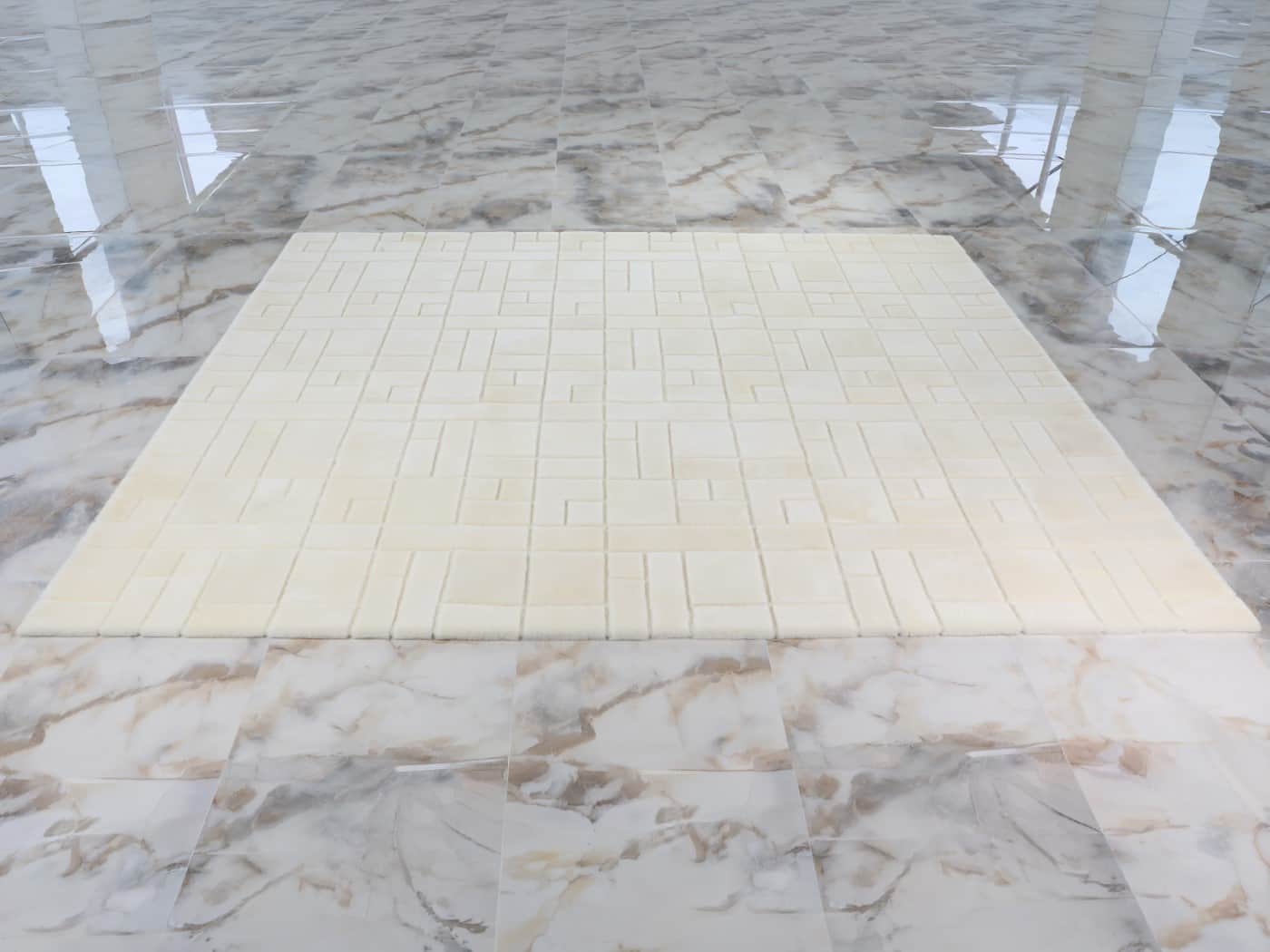 real sheepskin rug