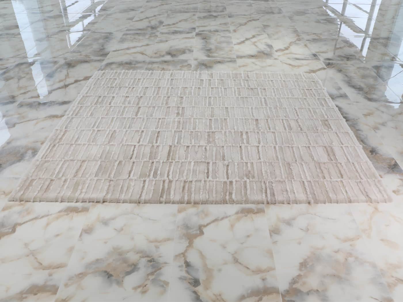 Large sheepskin rug